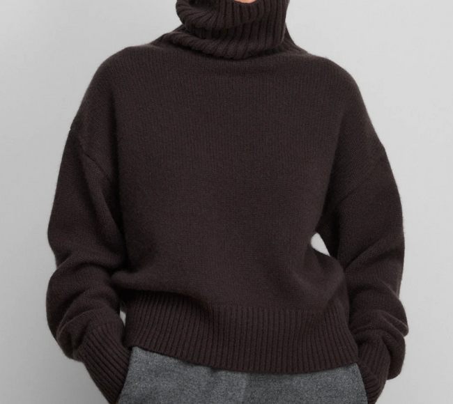 N434 Crop xtra in dark brown
