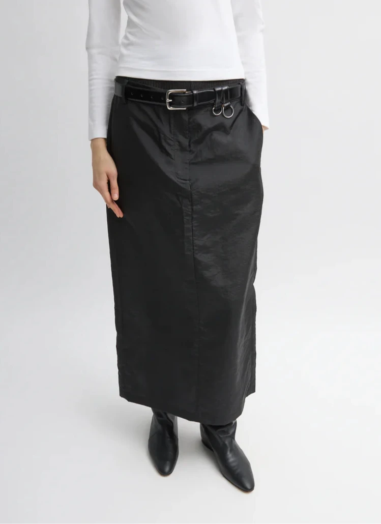 Crispy Nylon Maxi Rock