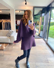 Karine Pullover in mahogany