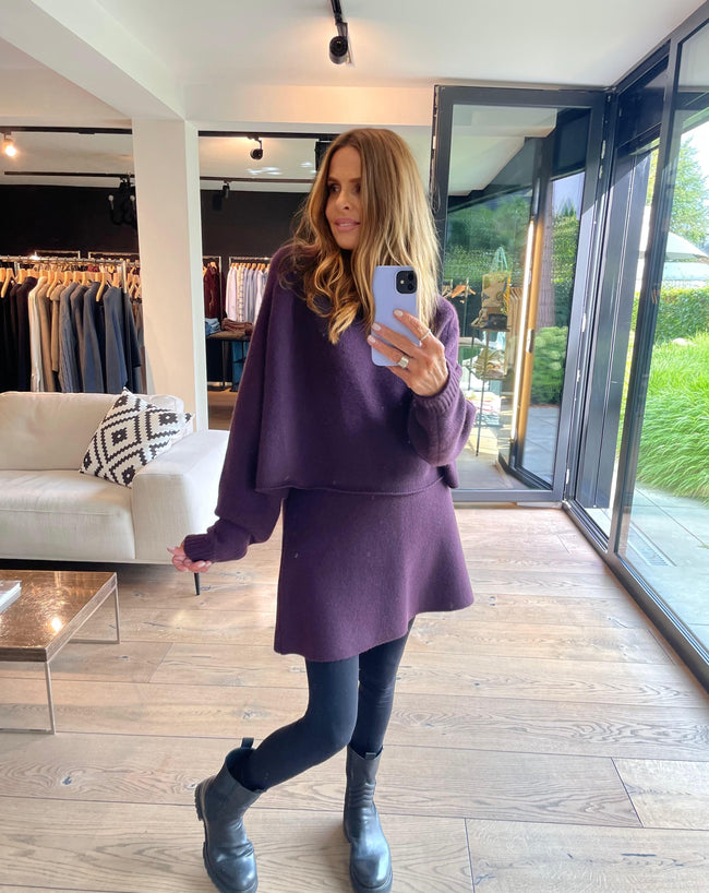 Karine Pullover in mahogany