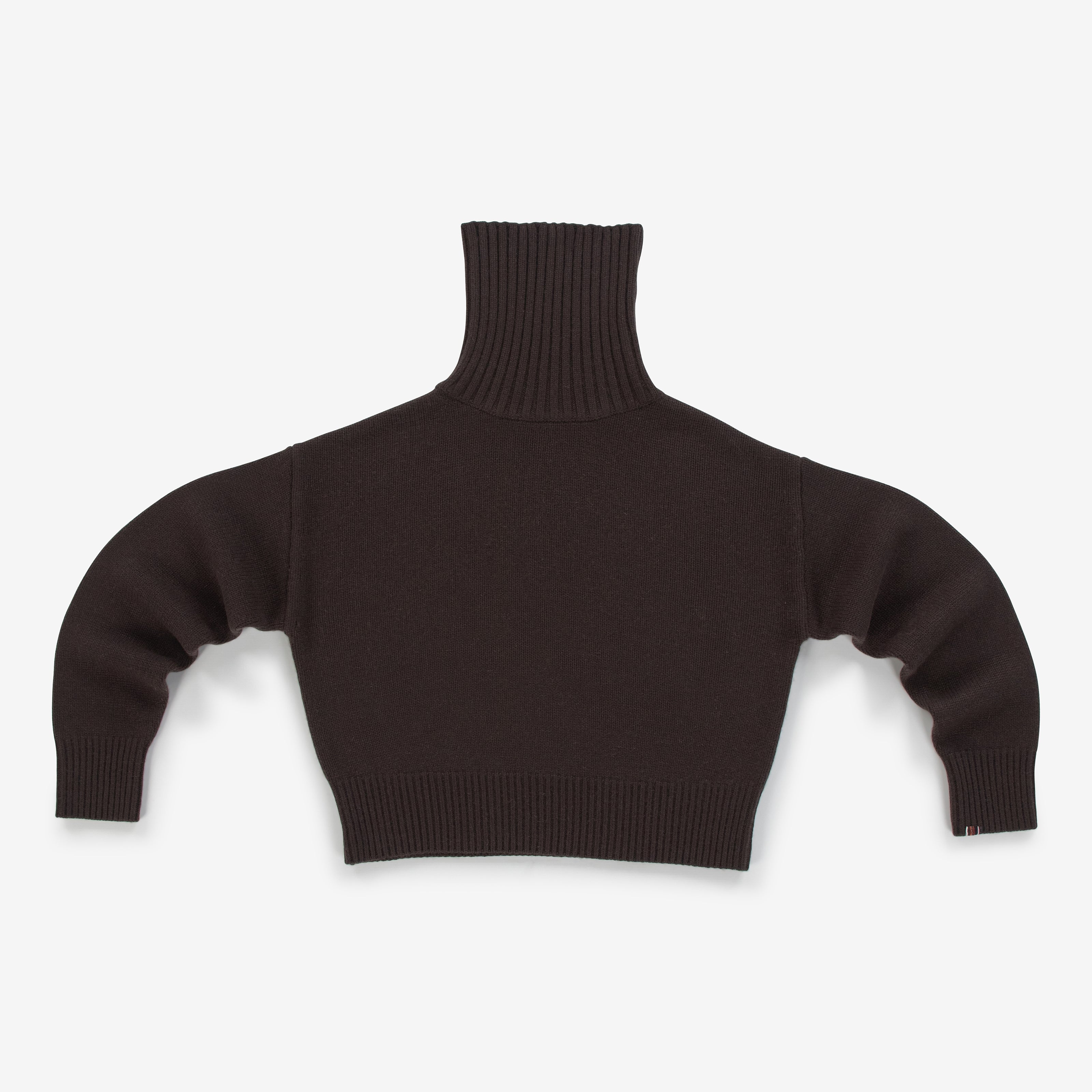N434 Crop xtra in dark brown