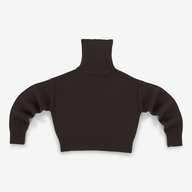 N434 Crop xtra in dark brown