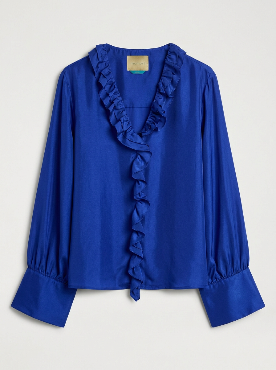 Momonì MONTOYA BLUSE AUS HABUTAI SEIDE