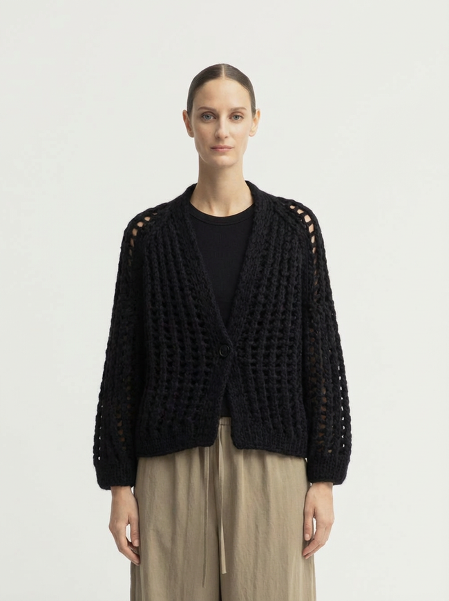 IVENYA Cashmere-Baumwolle Cardigan