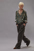 Shredded Seam Ruffle Shirt