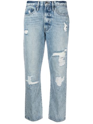 Frame Jeans ripped-detail slim-fit
